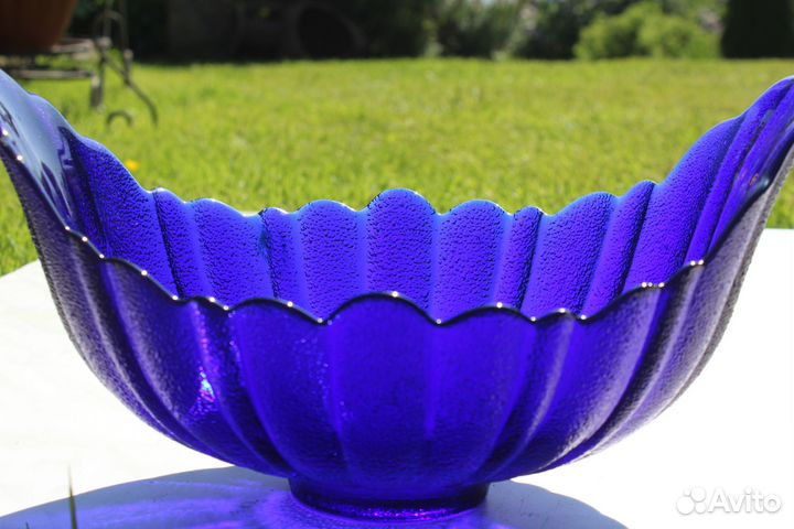 Вазы кобальтовые