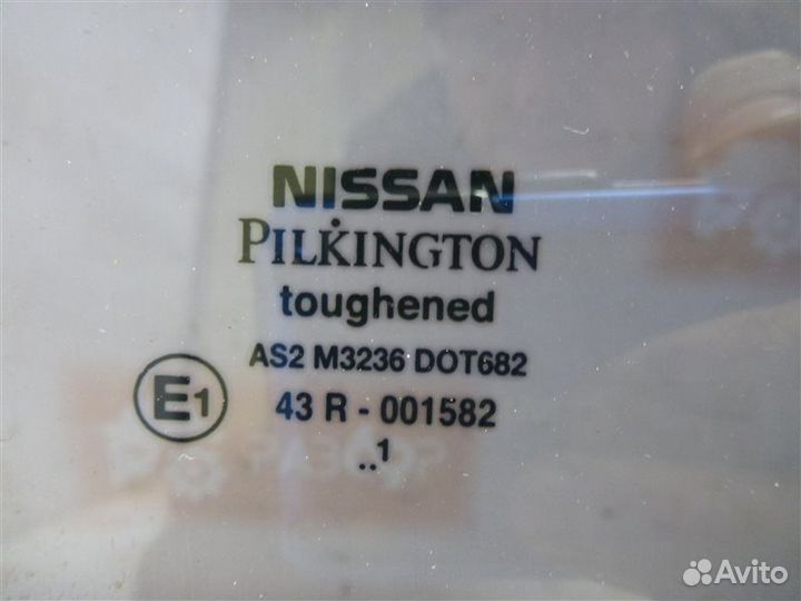 Стекло двери заднее правое Nissan Almera N16 QG15
