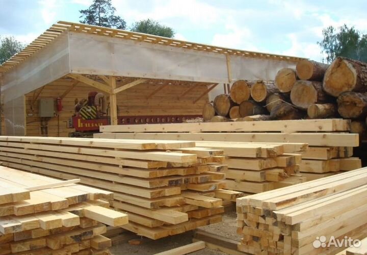 Доска Брус Пиломатериал (От Производителя)