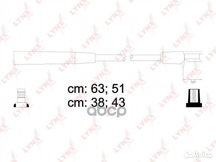 SPE4610 провода высоковольтные LADA 2108-10 SP