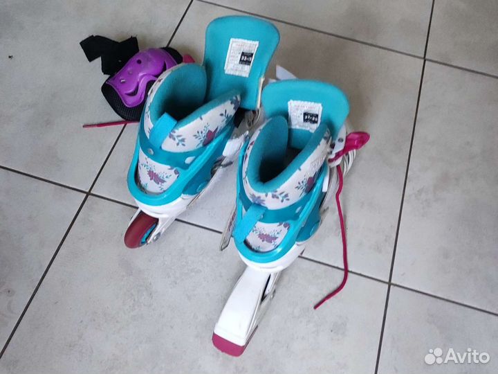 Роликовые коньки детские раздвижные