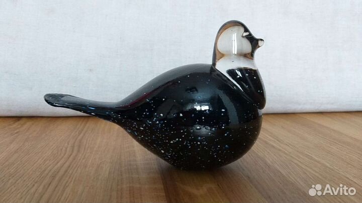 Стеклянная птичка как птица Тойка (Oiva Toikka )