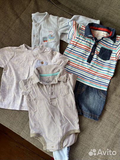 Одежда пакетом для мальчика 9 мес