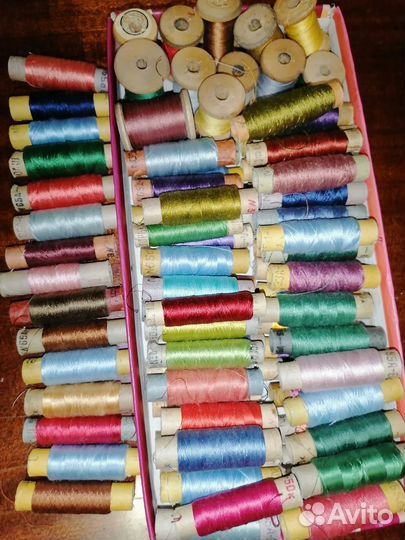 Шелковые нитки СССР номер 33,65