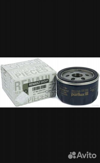 Фильтр масляный renault logan