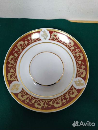 Бокал с блюдцем. Большой. Дулево