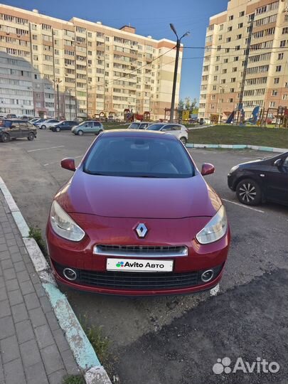 Renault Fluence 2.0 CVT, 2012, 163 000 км