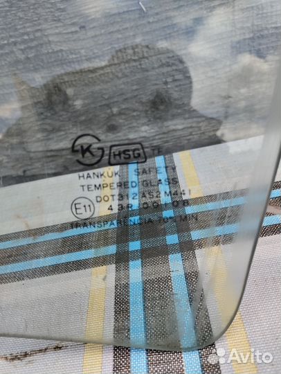 Стекло водительской двери дэу нексия