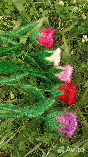 Цветы ручная работа Крючком