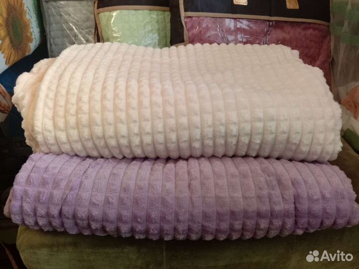 Плед кубики и ананасики