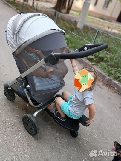 Коляска stokke scoot v2 с аксессуарами