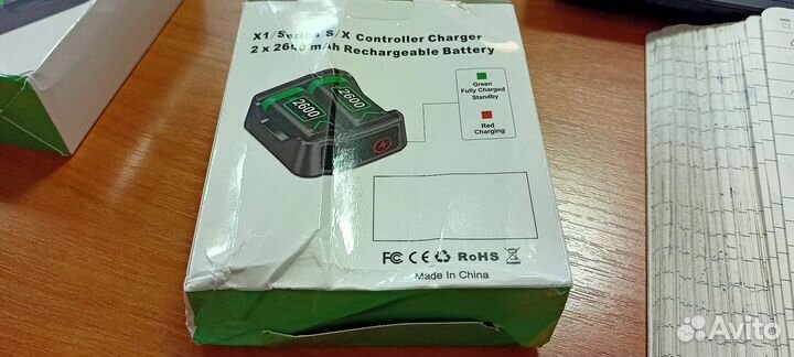Аккумуляторы для геймпада Xbox sx, ss, one 2600mAh