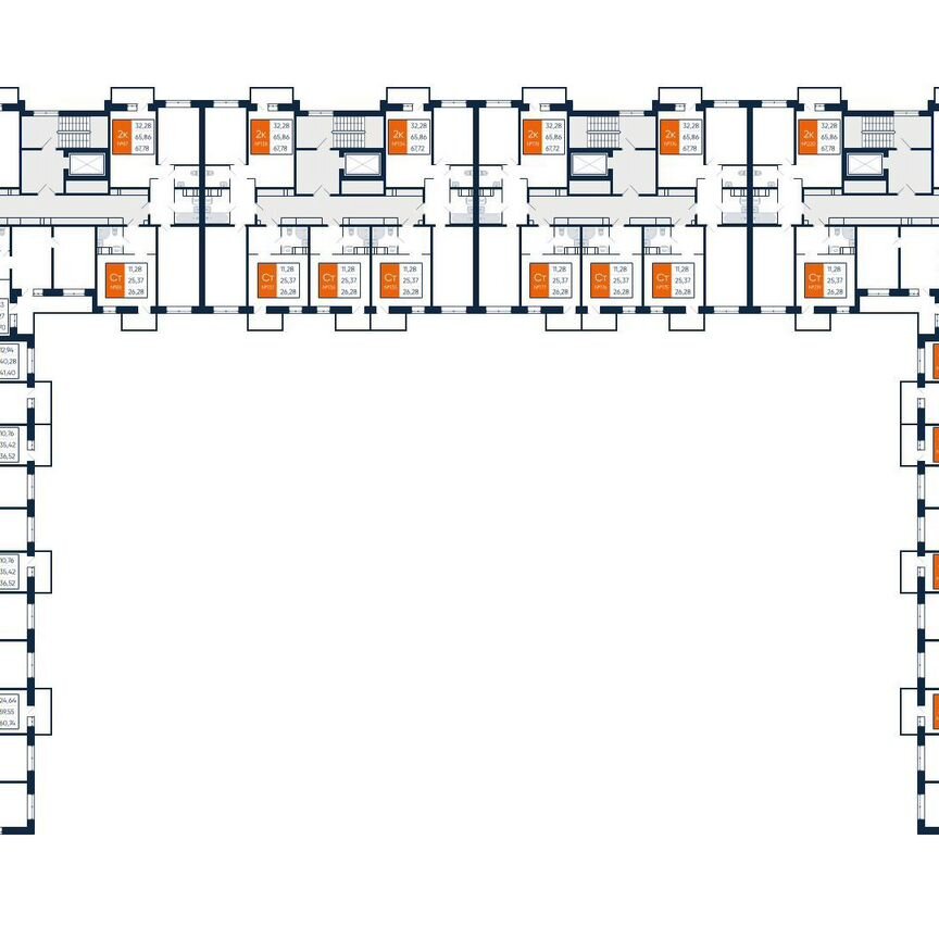 1-к. квартира, 41,4 м², 3/9 эт.