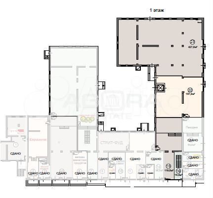 427,9 м2/Продажа торгового помещения/ метро Люблин