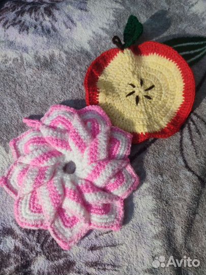 Прихватки вязаные