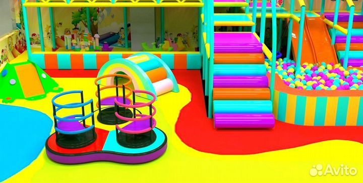 Детские карусели, аттракционы