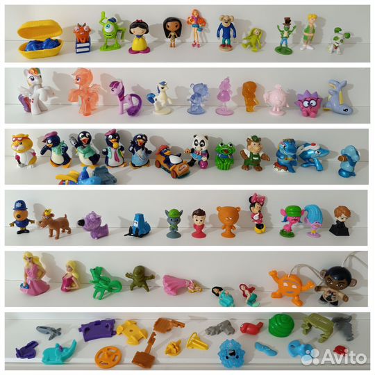 Киндер игрушки из разных серий