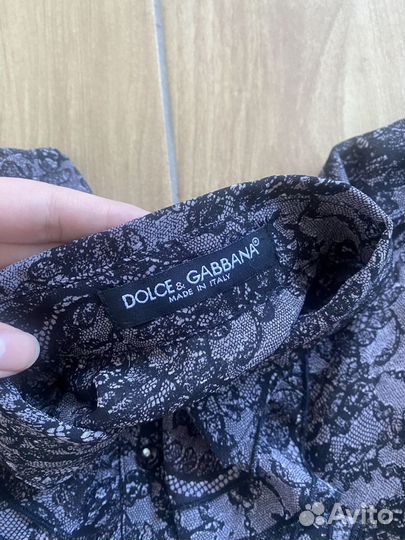 Шелковая блуза Dolce Gabbana