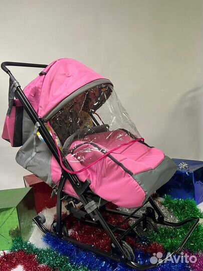 Санки-коляска Galaxy GK-3-4