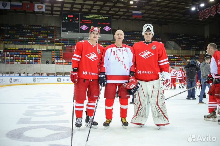 Игровой хоккейный свитер Спартак