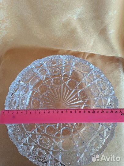 Хрусталь СССР Ваза Маслёнка