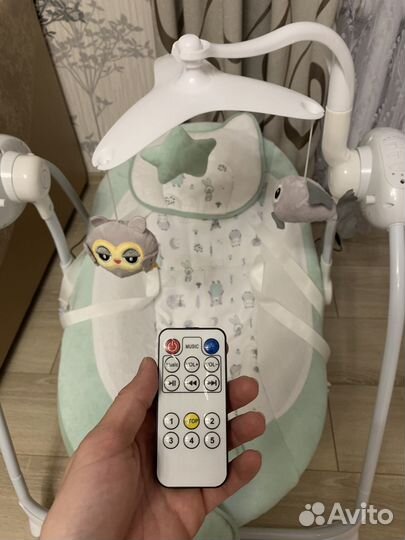 Детские электронные качели для новорожденных