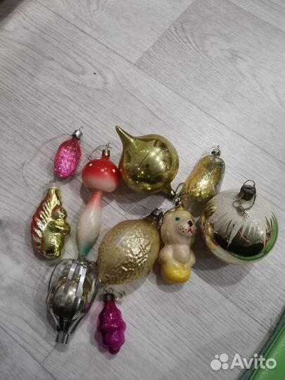 Елочные игрушки СССР