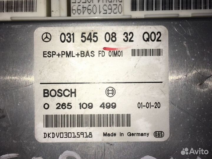 Эбу ESP Mercedes W210 0315450832