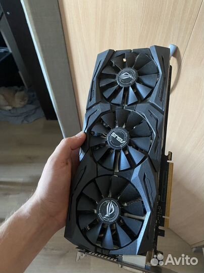 Видеокарта gtx 1060 6gb asus strix rog