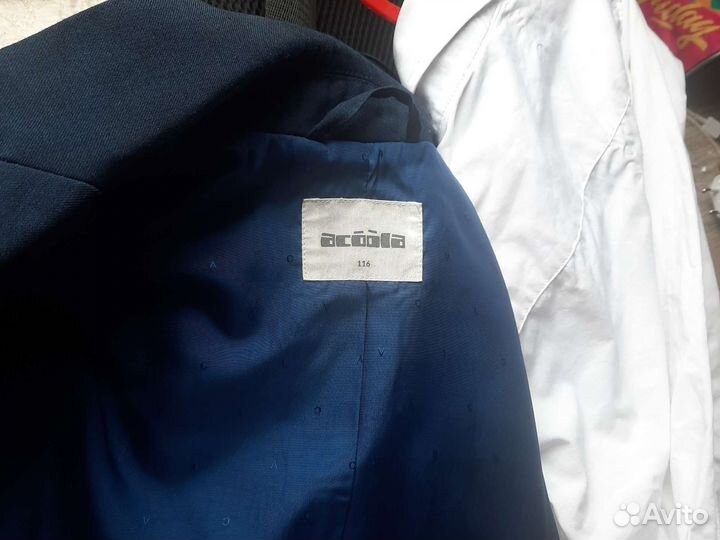 Пиджак и рубашка 116рост