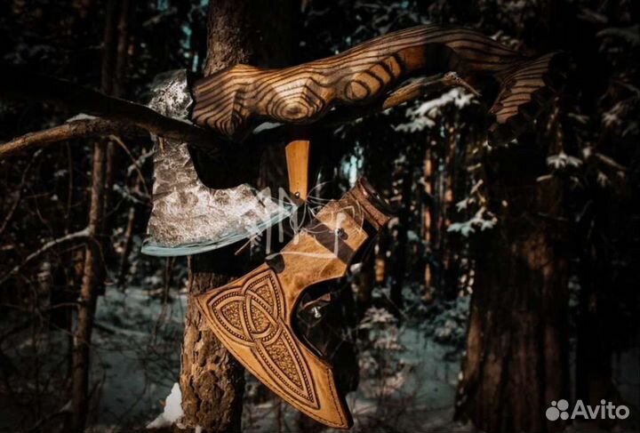 Кованый топор ручной работы Гномий Дорн