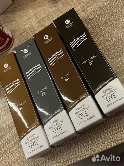 Краска для бровей bronsun