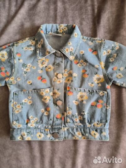 Джинсовая куртка для девочки 92 2 года