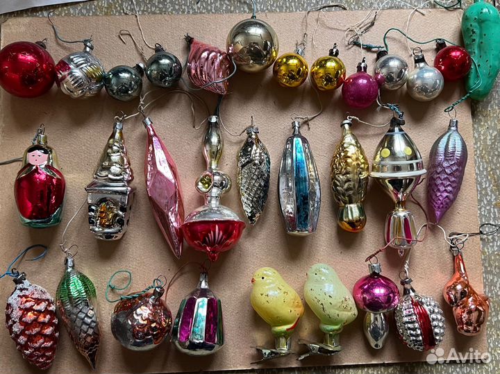 Елочные игрушки СССР