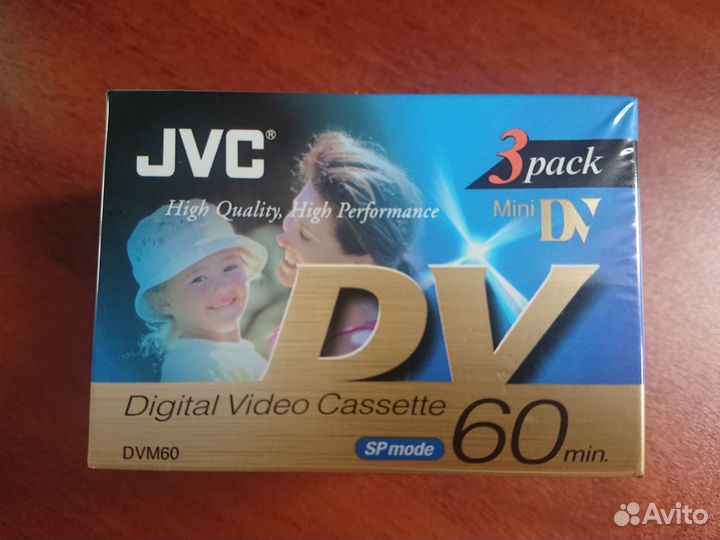 Видеокассеты JVS mini DV 60 новые