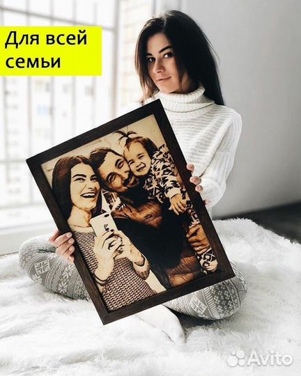 Выжигание портретов по фото (оригинальный подарок)