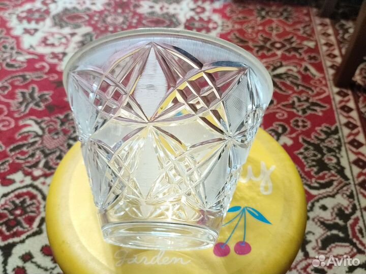 Ваза для фруктов хрусталь