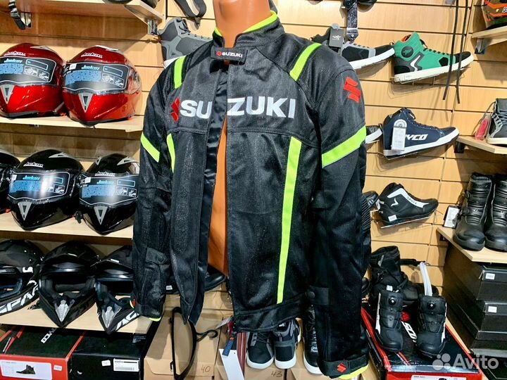 Куртка с защитой продуваемая легкая на мото летняя