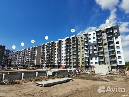 Ход строительства ЖК «АВИАТОR» 3 квартал 2023