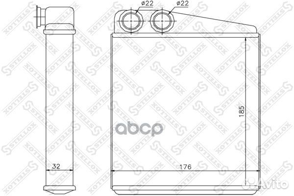 10-35117-SX радиатор печки VW Eos 2.0FSi/Tigua