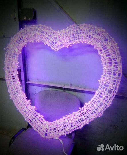 Гирлянда в форме сердца