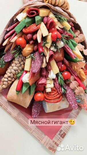 Мужской букет, съедобный букет, мясной букет