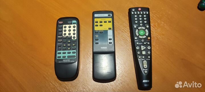 Пульт ориг. для DVD Denon BBK и процеср Yamaha