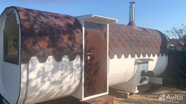 Баня бочка квадро с гарантией