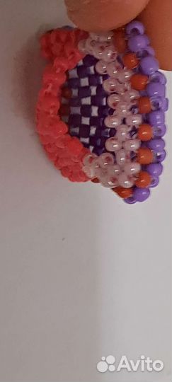 Кольцо из бисера