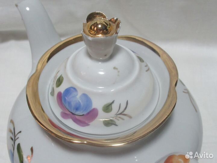 Заварочный чайник. Фарфор. СССР