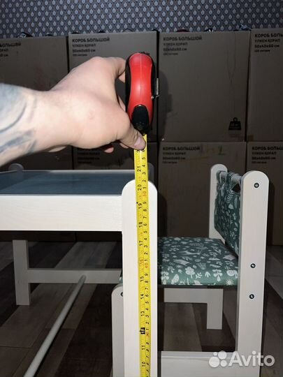 Детский стол и стул для малышей