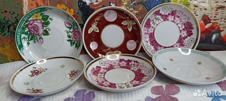 Посуда, чашка, блюдца
