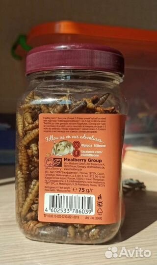 Насекомые сушёные little one