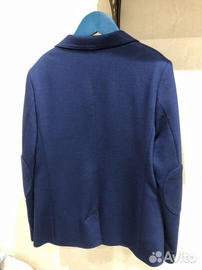 Пиджак школьный синий